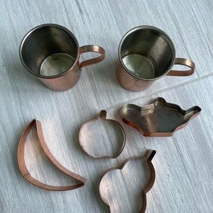 Copper decor - nothing ever used expect for decor purposes only